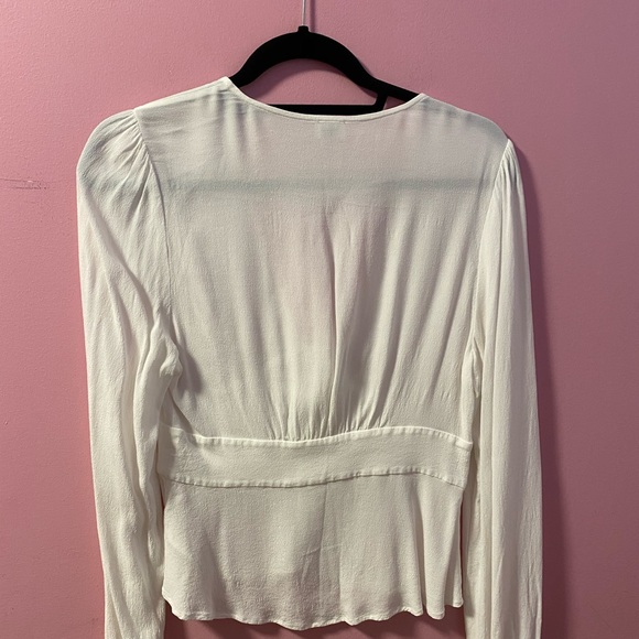 Aritzia Wilfred New Prairie Blouse Size Small - Picture 5 of 6